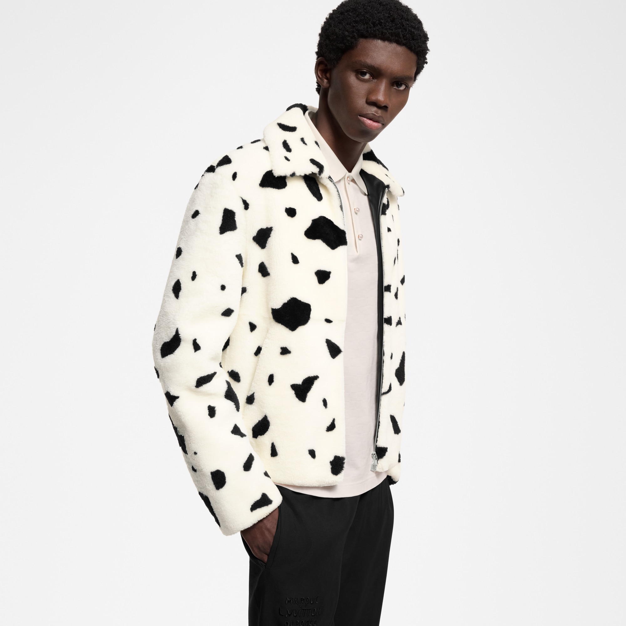 epine é shaggy blouson エピヌ ホワイト 白 epine é shaggy blouson エピヌ ホワイト 白